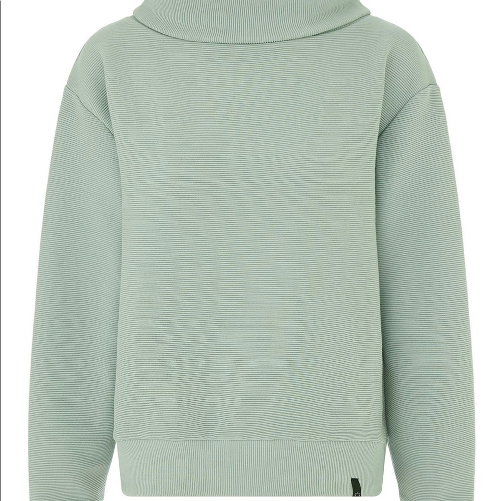 Varley NWOT Simon ribbed side zipper sweatshirt XS